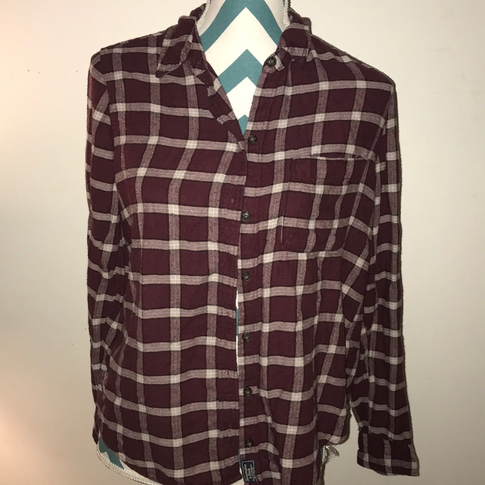 Red Abercrombie Flannel